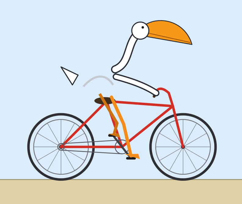 PS Pelican riding a bicycle with Qwen 3.8 Max  Thinking